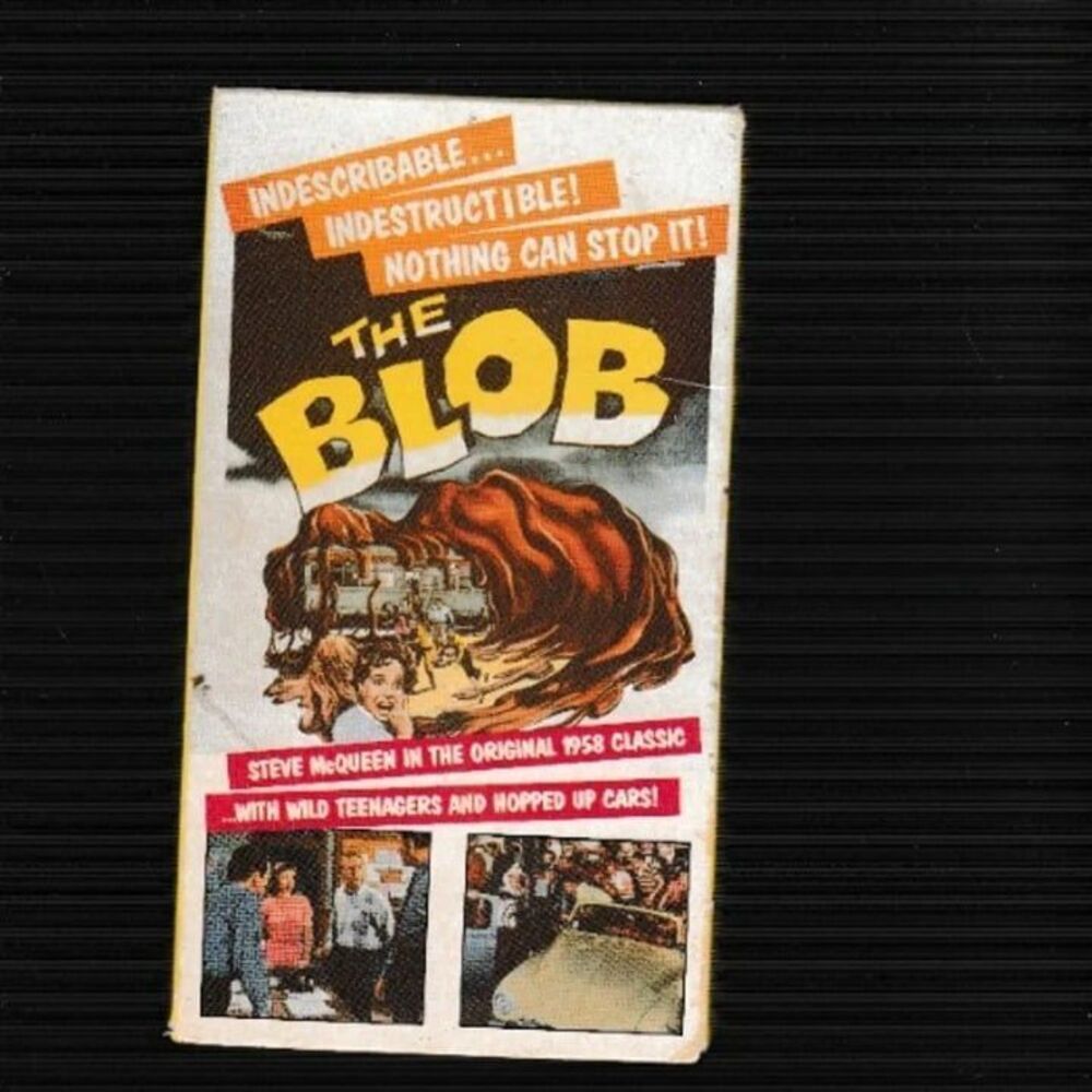 The Blob VHS Used Steve McQueen Cult Classic Free‎ shipping